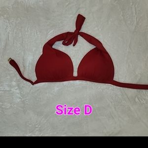 Venus size D red Bikini top!